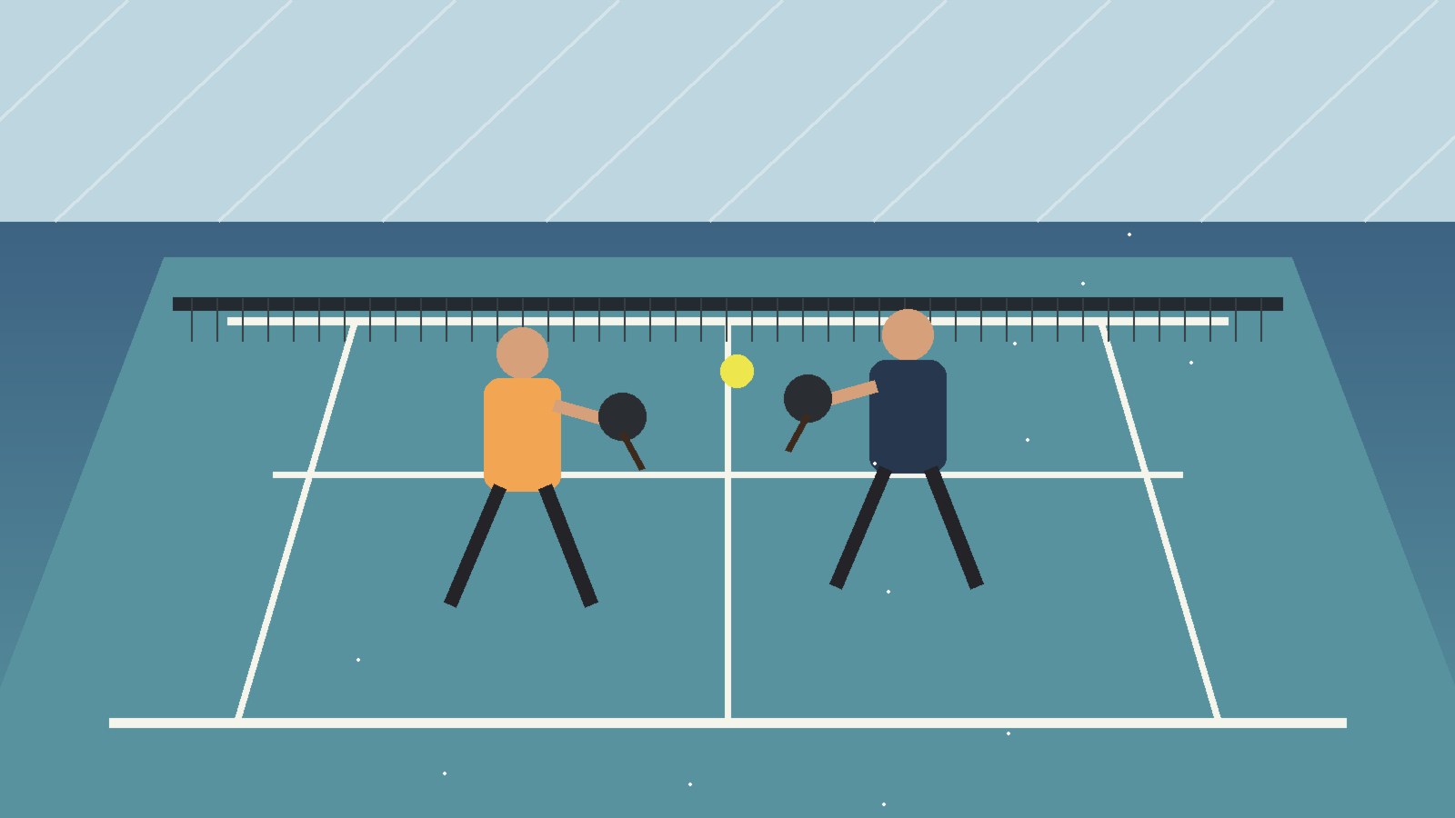 Pickleball players practicing beginner guide to consistent serve routine step by step on court