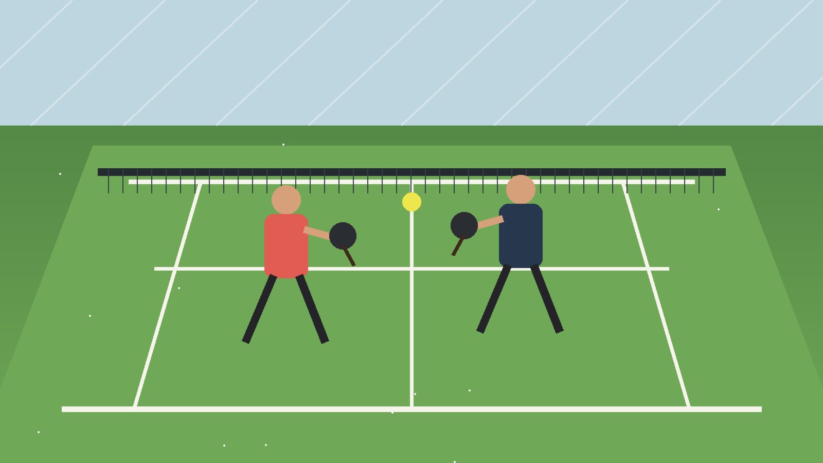 Pickleball players practicing beginner guide to power serve routine with simple drills on court