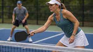 Photorealistic pickleball scene for Common Court Coverage Net Control Mistakes and How to Fix Them